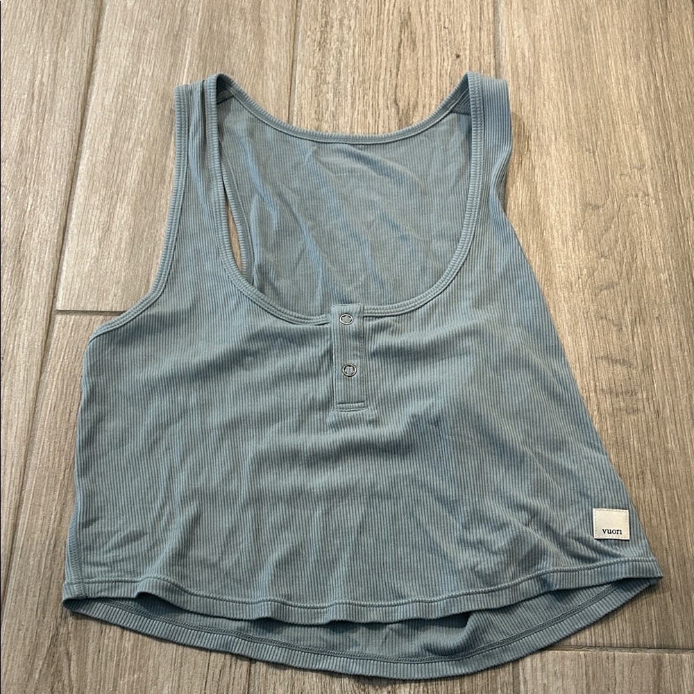 Vuori  Women's Ribbed Slate Tank Top